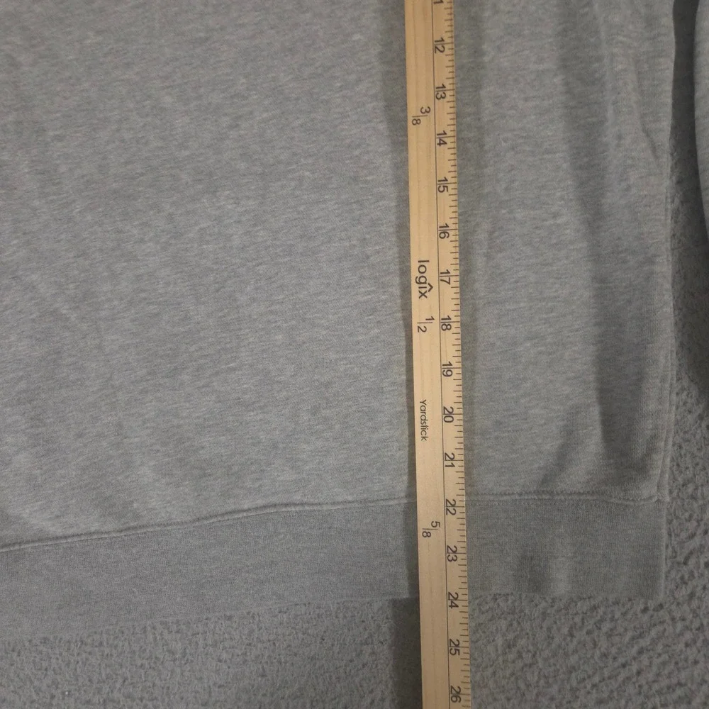 Nike Hoodie Womens Small Gray Sportswear Club Fleece Kangaroo Pocket Pullover